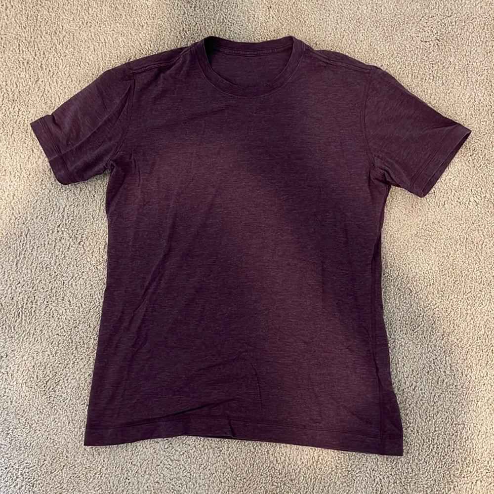 Purple lululemon tshirt